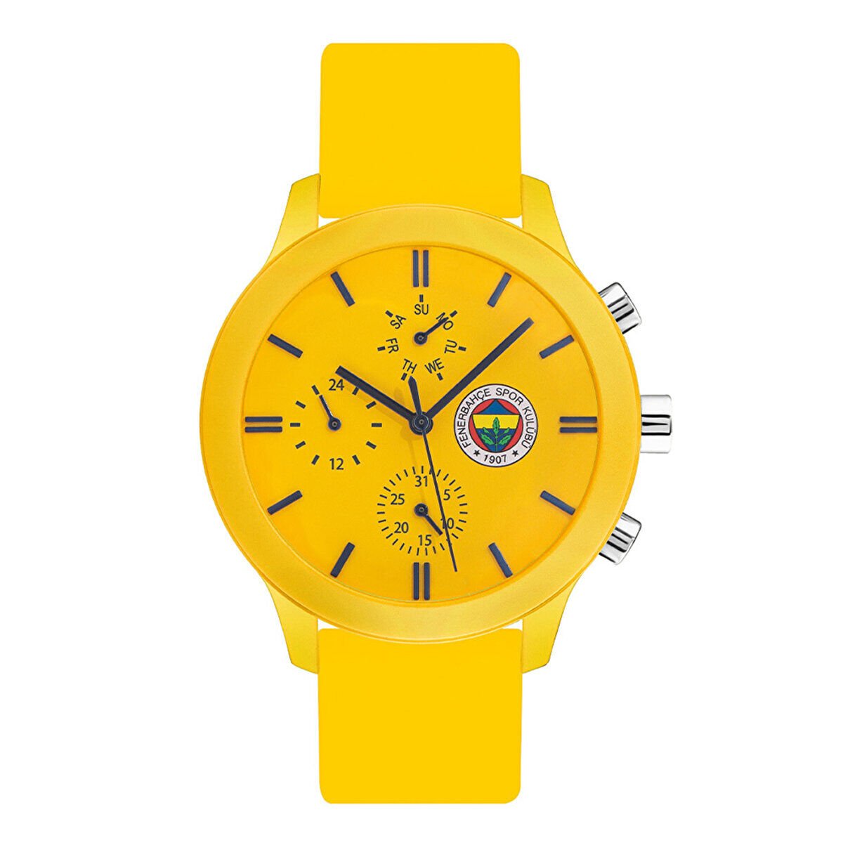 Quantum F1085.114 Fenerbahçe Kol Saati | Sarı Renkli Silikon Spor Saat
