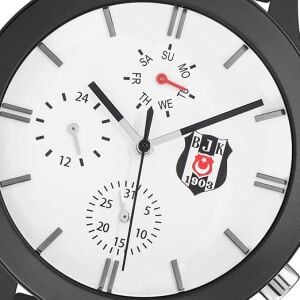 Beşiktaş B1087.681 Taraftar Kol Saati | Siyah Silikon Multifonksiyon Erkek Saat
