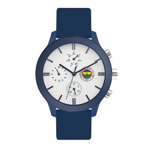 Quantum F1085.939 Fenerbahçe Erkek Kol Saati | Koyu Mavi Silikon Kordonlu Lisanslı Taraftar Saati