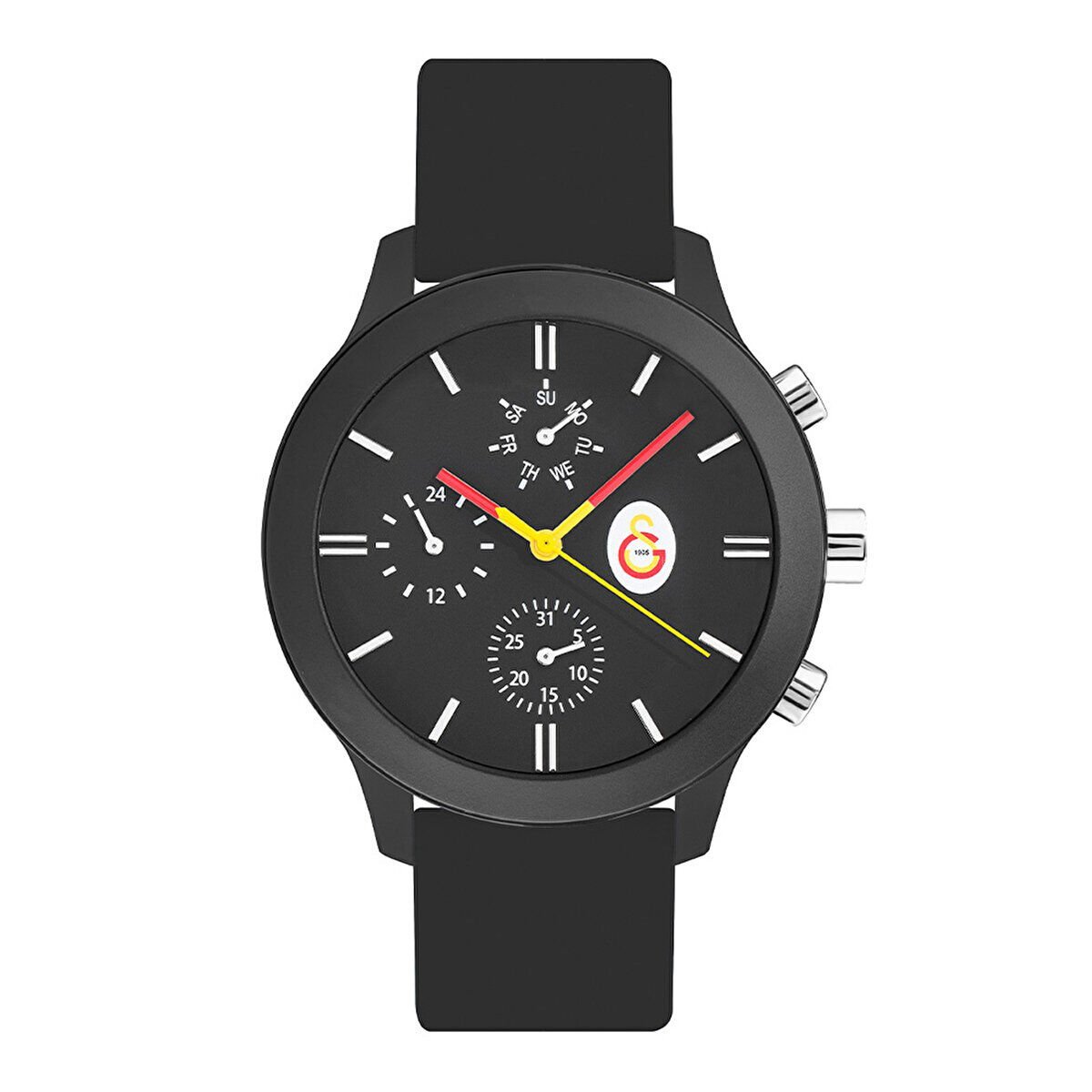 Quantum G1086.651 Galatasaray Erkek Kol Saati | Siyah Kadran & Silikon Kordon