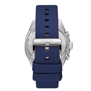 Beverly Hills Polo Club BP3730X.399 Unisex Kol Saati | Lacivert Silikon Kordon & Rose Gold Detaylar