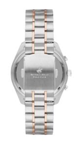 Beverly Hills Polo Club BP3372X.550 Erkek Kol Saati | Takimetre Fonksiyonlu, Çelik Kordon, Safir Cam