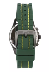Slazenger SL.09.6193.2.03 Erkek Kol Saati | Yeşil Silikon Kordon, 44 mm, 5 ATM