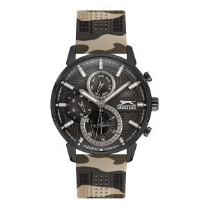 Slazenger SL.09.1839.2.03 Erkek Kol Saati | Kamuflaj Desenli, 44 mm, 5 ATM