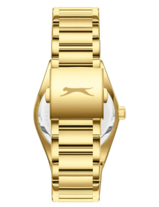 Slazenger SL.09.2555.2.05 Erkek Kol Saati | 41 mm Altın Sarı Oval Kasa, Tarih-Gün Göstergeli, Paslanmaz Çelik