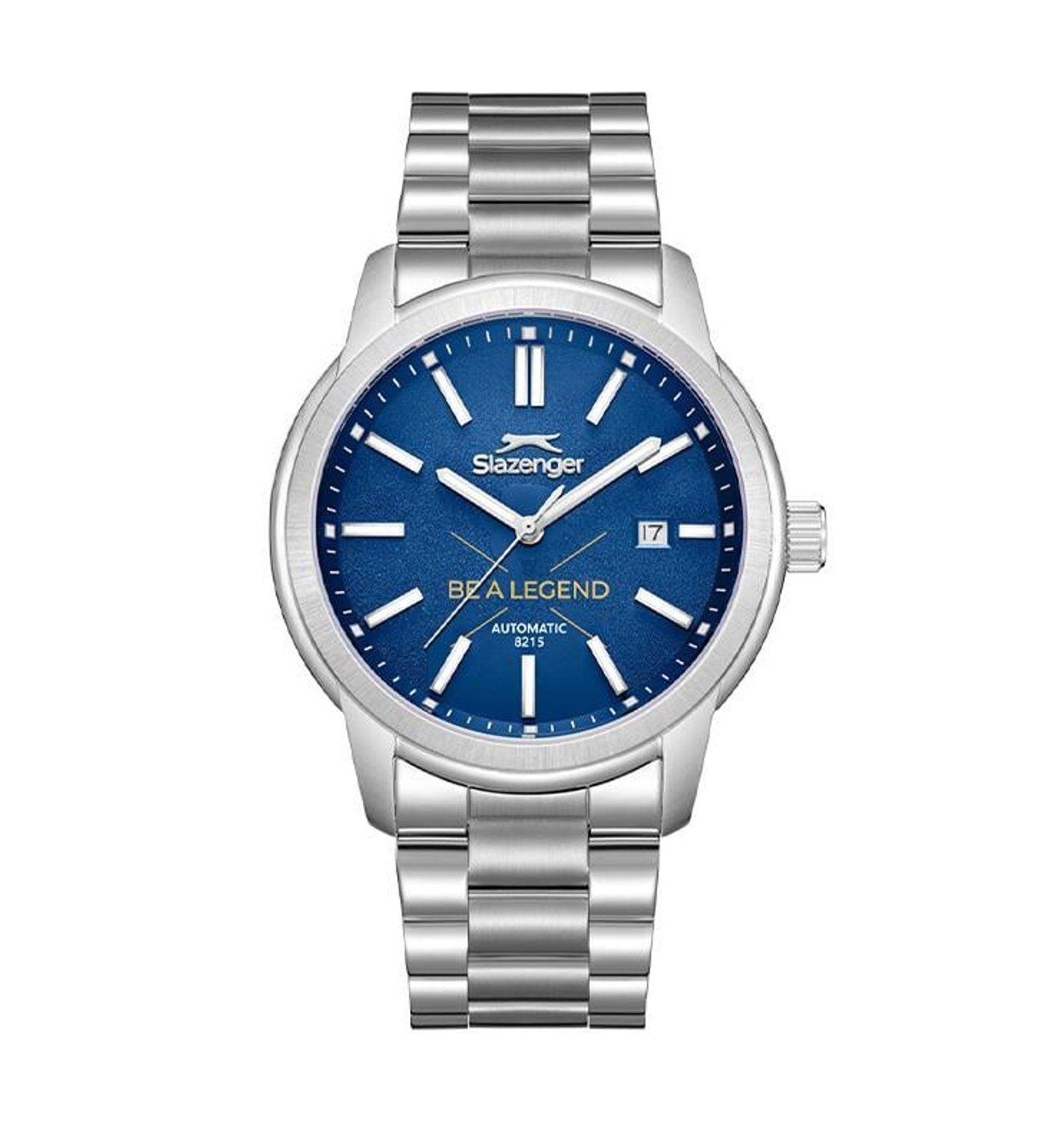 Slazenger SL.09.2542.2.06 Erkek Kol Saati | 42 mm Mavi Kadran, Otomatik 8215 Mekanizma, 10 ATM Su Geçirmez