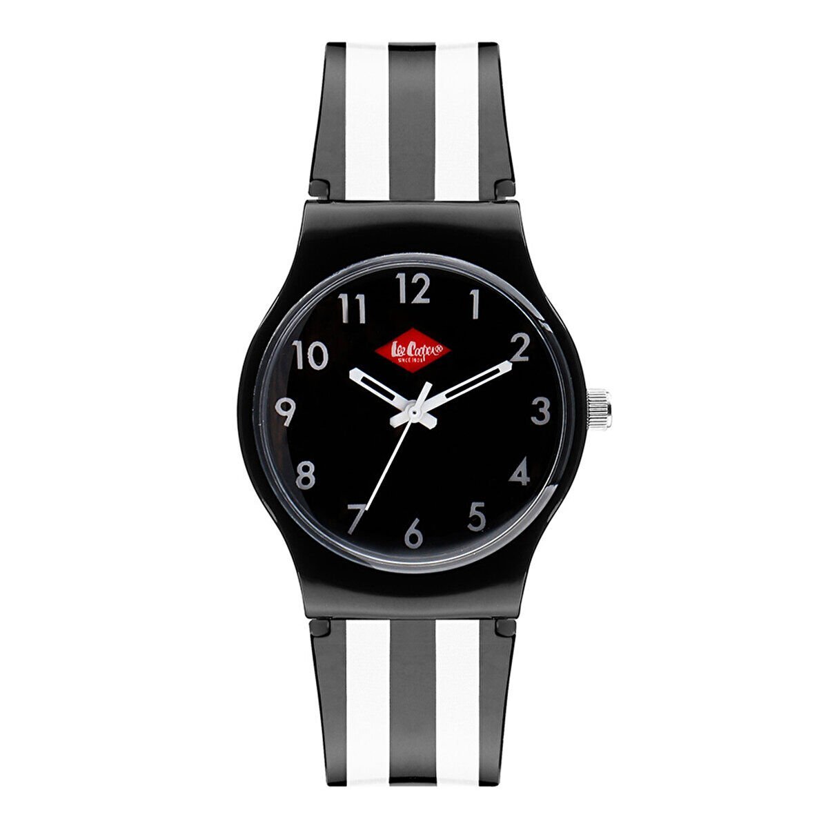 Lee Cooper LC.K.1.661 Çocuk Kol Saati | Siyah Kasa, Quartz Mekanizma, Renkli Silikon Kordon