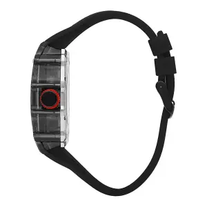 Lee Cooper LC07980.651 Erkek Kol Saati | 45 mm Siyah İskelet Kadran, Otomatik Mekanizma, Sportif Tasarım