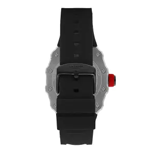 Lee Cooper LC07980.651 Erkek Kol Saati | 45 mm Siyah İskelet Kadran, Otomatik Mekanizma, Sportif Tasarım