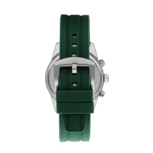 Lee Cooper LC07628.377 Erkek Kol Saati | 42 mm Açık Yeşil Kadran, Çelik Kasa, Silikon Kordon, Sportif Multifonksiyon