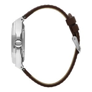 Lee Cooper LC07978.391 Erkek Kol Saati | Otomatik Mekanizma, İskelet Kadran, Kahverengi Deri Kordon
