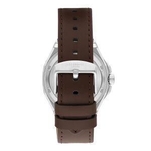 Lee Cooper LC07978.391 Erkek Kol Saati | Otomatik Mekanizma, İskelet Kadran, Kahverengi Deri Kordon