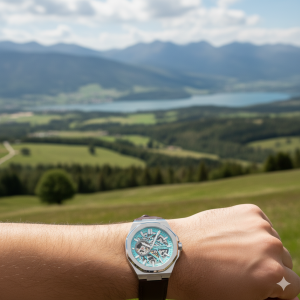 Lee Cooper LC07978.391 Erkek Kol Saati | Otomatik Mekanizma, İskelet Kadran, Kahverengi Deri Kordon