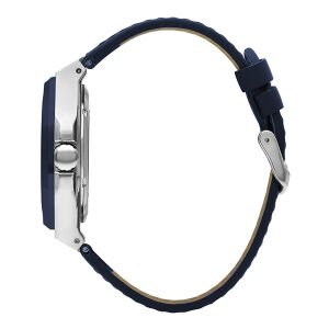 Lee Cooper LC07978.399 Erkek Kol Saati | Otomatik Mekanizma, İskelet Kadran, Lacivert Deri Kordon