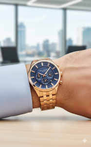 Lee Cooper LC07533.490-NM Erkek Kol Saati | 45 mm Rose Gold Çelik Kasa