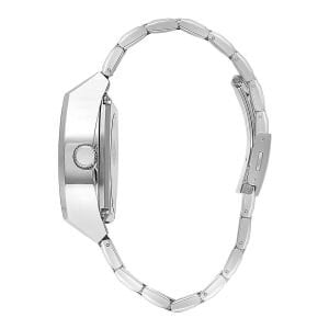 Lee Cooper LC07976.380 Erkek Kol Saati | 44 mm Gümüş Kasa, Mavi İskelet Kadran, Otomatik Mekanizma