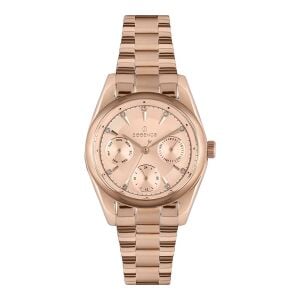 Essence ES6620FE.410 Kadın Kol Saati | 34 mm Rose Gold Çelik Kasa, Takvim Fonksiyonlu