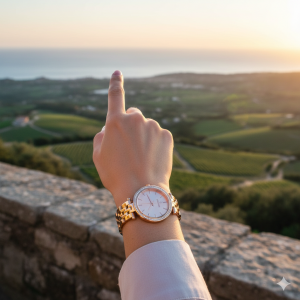 Essence ES6640FE.410 Kadın Kol Saati | 32 mm Rose Gold Çelik Kasa, Kristal Taşlı Çerçeve