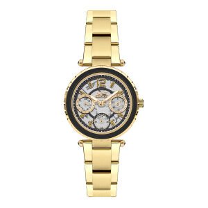 Slazenger SL.09.2286.4.02 Kadın Kol Saati | 32 mm Altın Renk Kasa, Çok Göstergeli Kadran