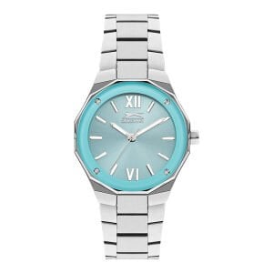 Slazenger SL.09.2258.3.05 Kadın Kol Saati | 38 mm Sekizgen Çelik Kasa, Mavi Kadran