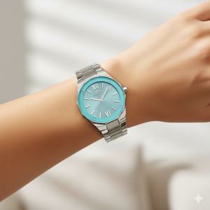 Slazenger SL.09.2258.3.05 Kadın Kol Saati | 38 mm Sekizgen Çelik Kasa, Mavi Kadran