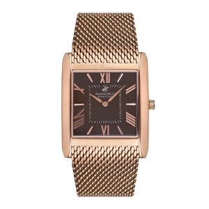 Beverly Hills Polo Club BP3036X.440 Erkek Kol Saati | 36 mm Rose Gold Kasa, Hasır Kordon