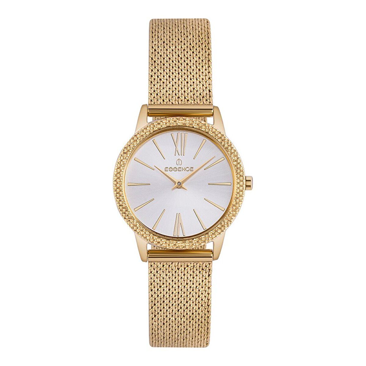 Essence ES6558FE.130 Kadın Kol Saati | 34 mm Altın Renk Kasa, Hasır Kordon