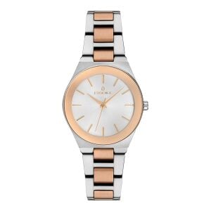 Essence ES6690FE.530 Kadın Kol Saati | 33 mm Silver & Rose Gold Paslanmaz Çelik, Minimal Kadran