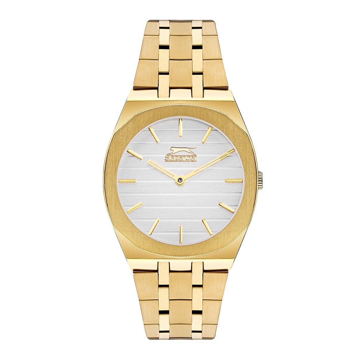 Slazenger SL.09.2311.3.04 Kadın Kol Saati | 30 mm Altın Kasa, Gümüş Kadran