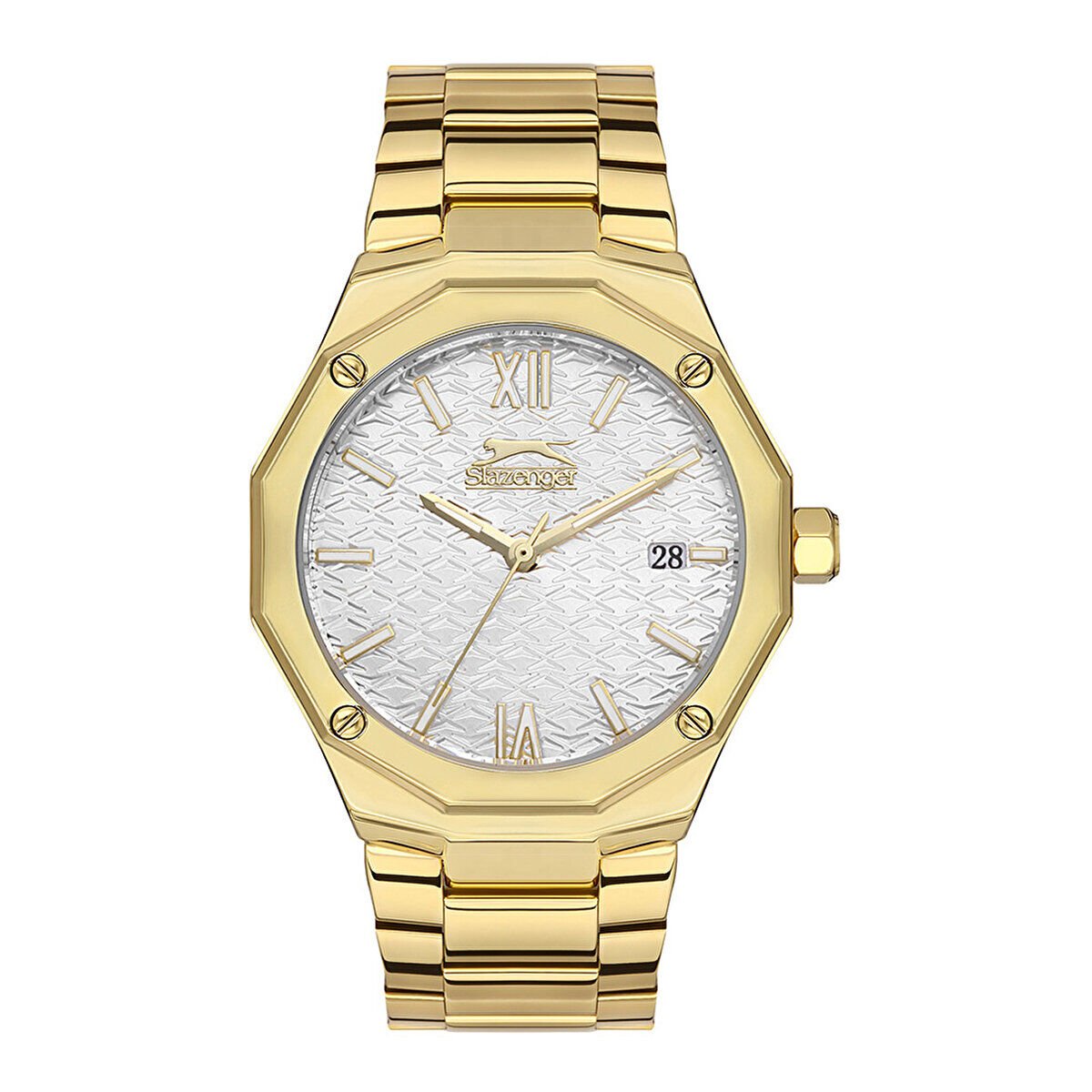 Slazenger SL.09.2149.3.02 Kol Saati | 39 mm Gold Kasa, Özel Dokulu Kadran