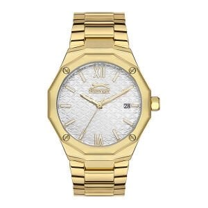 Slazenger SL.09.2149.3.02 Kol Saati | 39 mm Gold Kasa, Özel Dokulu Kadran