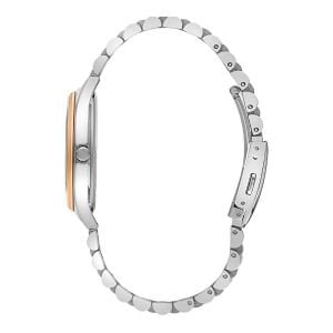 Beverly Hills Polo Club BP3390C.520 Kol Saati | 37 mm Diamond Serisi İki Renk Kadın Saat, Safir Cam