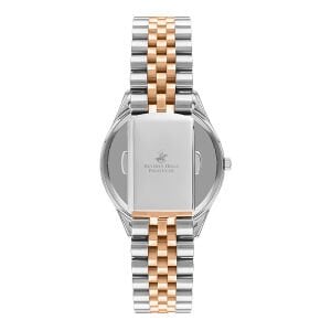 Beverly Hills Polo Club BP3390C.520 Kol Saati | 37 mm Diamond Serisi İki Renk Kadın Saat, Safir Cam