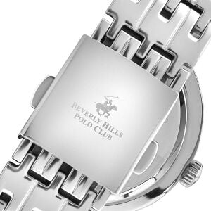 Beverly Hills Polo Club BP3222X.590 Kol Saati | 36 mm Çift Renkli Çelik Kasa, Lacivert Kadran, Pırlantalı Kadın Saat