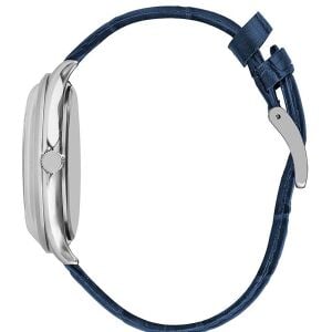 Beverly Hills Polo Club BP3260X.499 Erkek Kol Saati | 42 mm Gümüş Kasa, Lacivert Deri Kordon