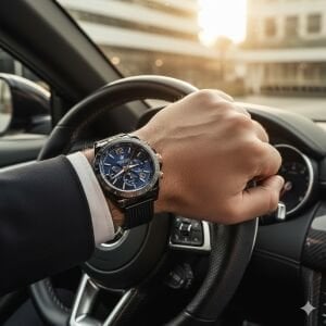 Beverly Hills Polo Club BP3128X.690 Erkek Kol Saati | 42 mm Siyah Kasa, Lacivert Kadran