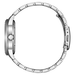 Citizen NY4058-79XC Erkek Kol Saati | 40 mm Gümüş Paslanmaz Çelik Kasa, Yeşil Kadran, Otomatik Mekanizma