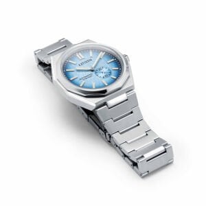 Citizen Zenshin 60 NK5020-58L Erkek Kol Saati | 40 mm Super Titanium™ Kasa, Gri Mavi Kadran, Otomatik Mekanizma