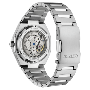 Citizen Zenshin 60 NK5020-58L Erkek Kol Saati | 40 mm Super Titanium™ Kasa, Gri Mavi Kadran, Otomatik Mekanizma