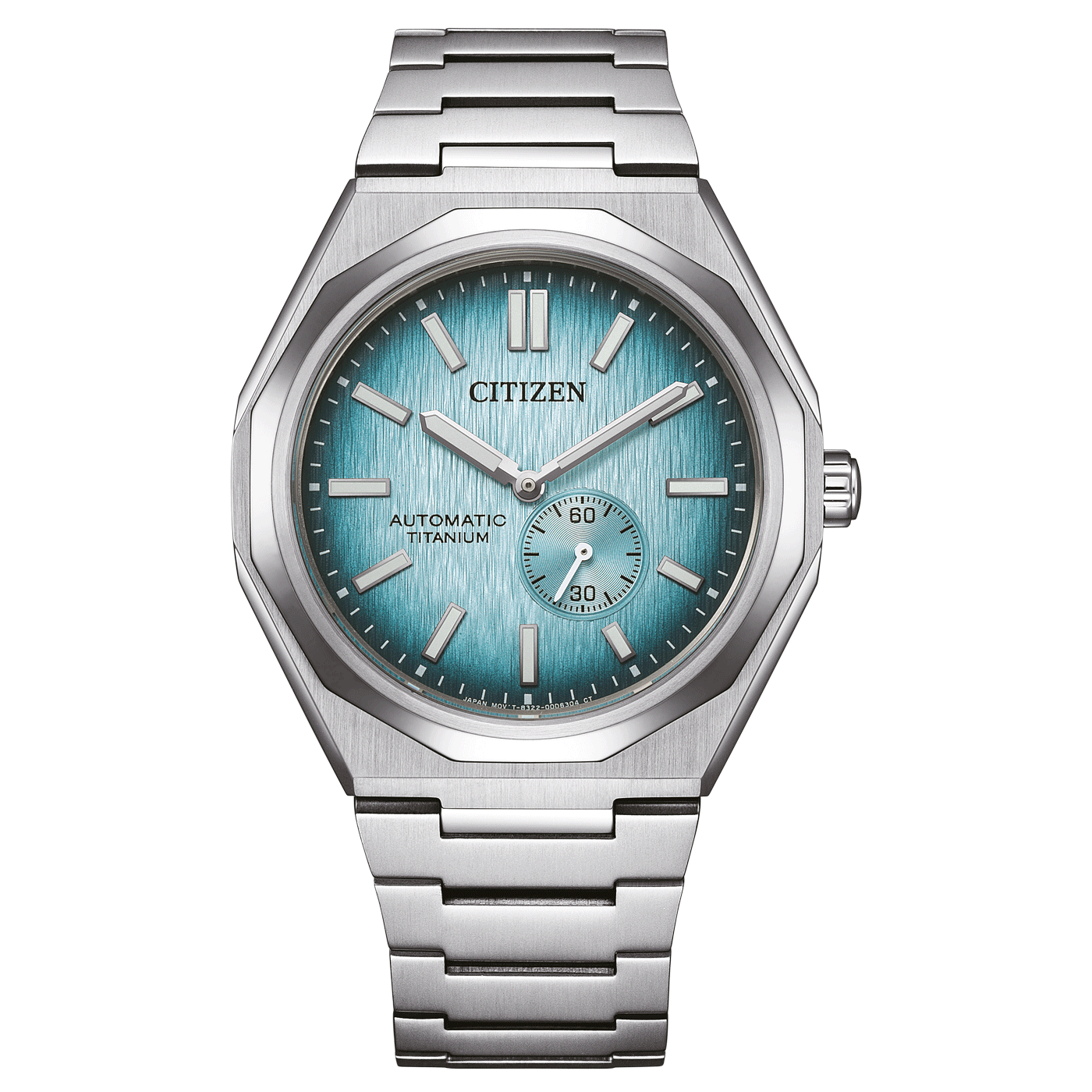 Citizen Zenshin 60 NK5020-58L Erkek Kol Saati | 40 mm Super Titanium™ Kasa, Gri Mavi Kadran, Otomatik Mekanizma