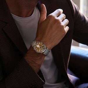 Citizen NK5010-51X Erkek Kol Saati | 40 mm Paslanmaz Çelik Kasa, Altın Dokulu Kadran, Otomatik Mekanizma