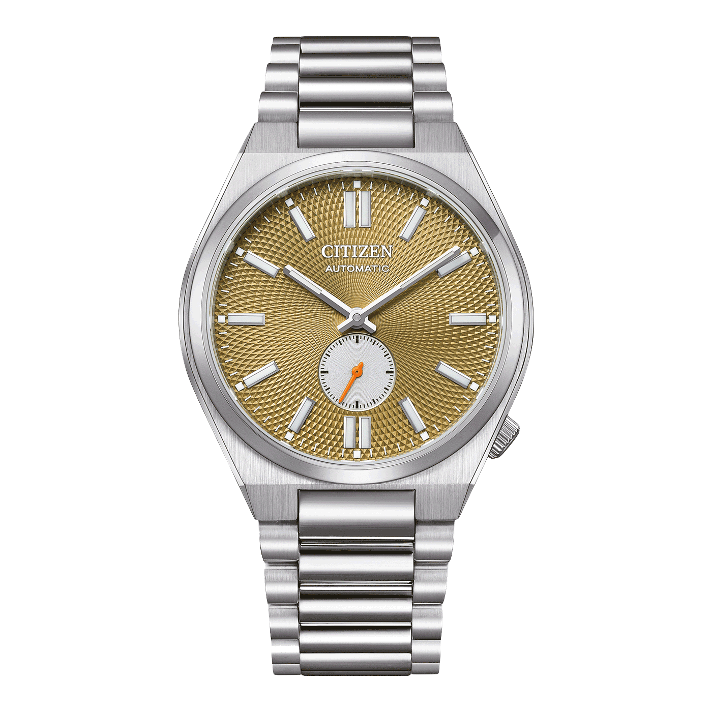 Citizen NK5010-51X Erkek Kol Saati | 40 mm Paslanmaz Çelik Kasa, Altın Dokulu Kadran, Otomatik Mekanizma