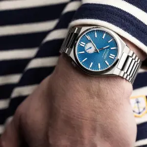 Citizen NK5010-51L Erkek Kol Saati | 40 mm Paslanmaz Çelik Kasa, Mavi Dokulu Kadran, Otomatik Mekanizma