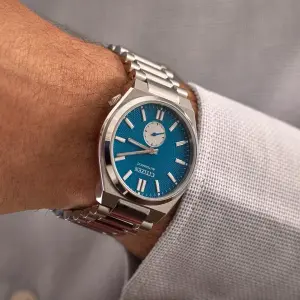 Citizen NK5010-51L Erkek Kol Saati | 40 mm Paslanmaz Çelik Kasa, Mavi Dokulu Kadran, Otomatik Mekanizma