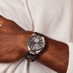 Citizen Tsuyosa NK5010-01H Erkek Kol Saati | 40 mm Paslanmaz Çelik Kasa, Siyah Deri Kordon, Otomatik Mekanizma