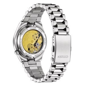 Citizen NJ0200-50X Erkek Kol Saati | 37 mm Paslanmaz Çelik Kasa, Yeşil Kadran, Otomatik Mekanizma