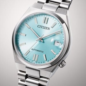 Citizen Tsuyosa NJ0200-50L Erkek Kol Saati | 37 mm, Tiffany Blue Kadran, Otomatik Mekanizma
