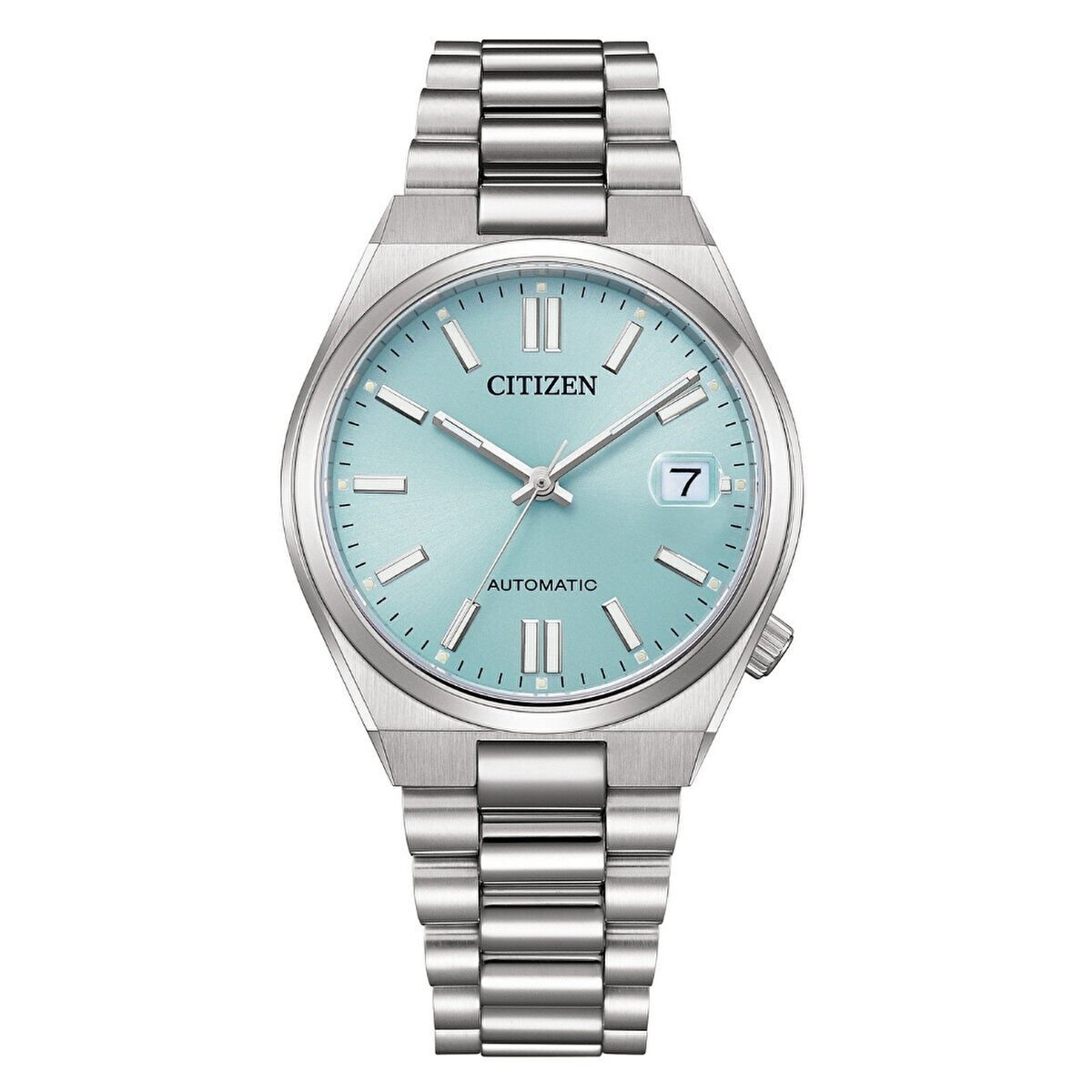 Citizen Tsuyosa NJ0200-50L Erkek Kol Saati | 37 mm, Tiffany Blue Kadran, Otomatik Mekanizma