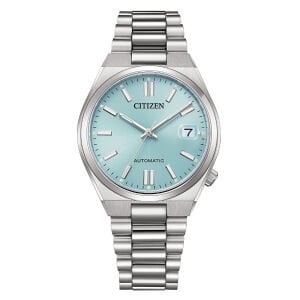 Citizen Tsuyosa NJ0200-50L Erkek Kol Saati | 37 mm, Tiffany Blue Kadran, Otomatik Mekanizma